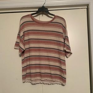 American Eagle Short Sleeve s Striped Shirt